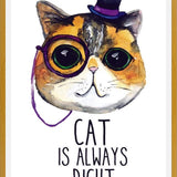 Cuadro gato aristocrático