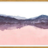 Cuadro Watercolor landscape in two colors