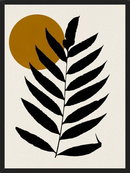 Cuadro Leaf And Sun - 05