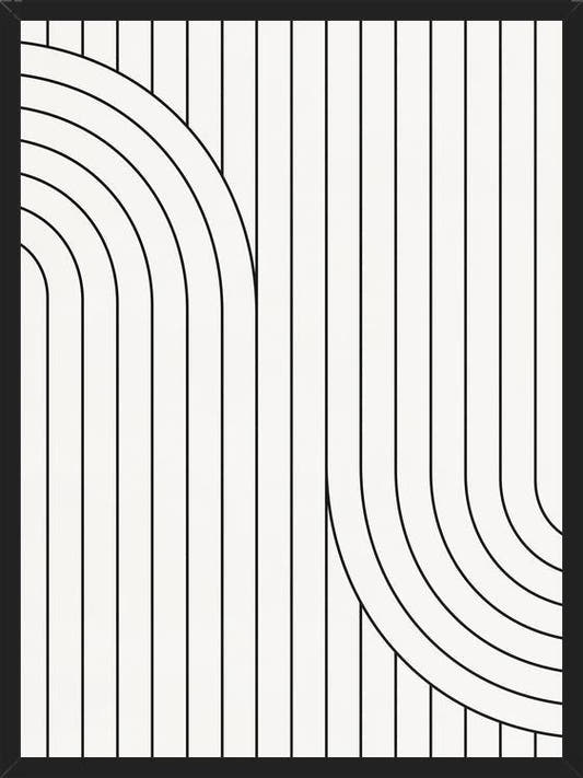 Cuadro Line And Shapes - b01