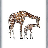 Cuadro Mama Giraffe