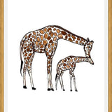 Cuadro Mama Giraffe