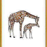 Cuadro Mama Giraffe