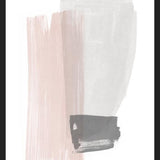 Cuadro Brushstrokes in gray and pink I