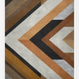 Cuadro Geometric Wood Pattern