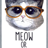 Cuadro Gatito con lentes