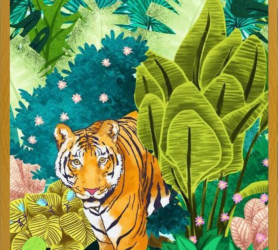 Cuadro Jungle Tiger