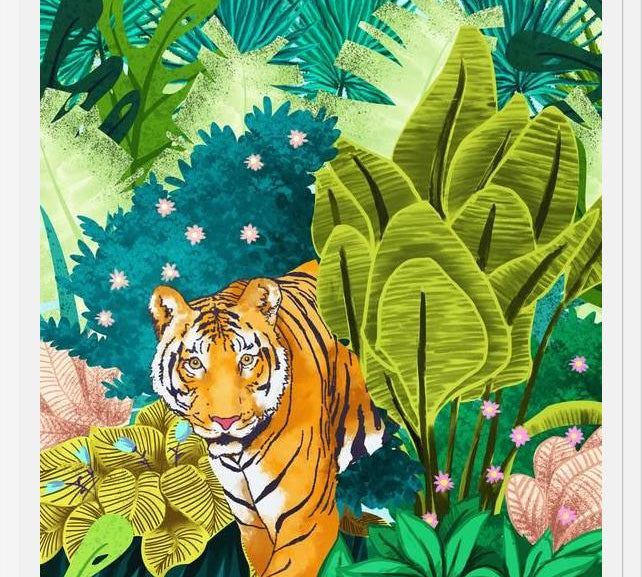 Cuadro Jungle Tiger