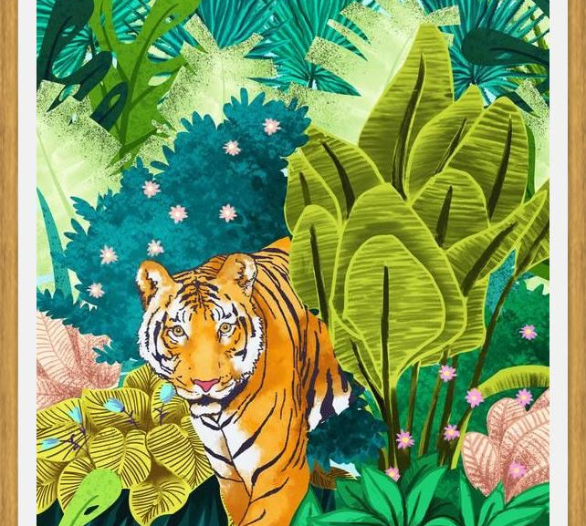 Cuadro Jungle Tiger