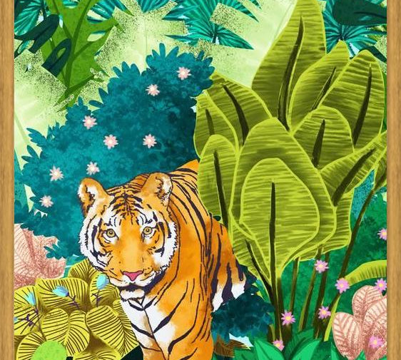 Cuadro Jungle Tiger