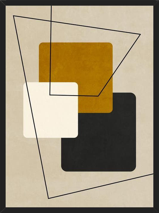 Cuadro Geometric Art - Gold 02