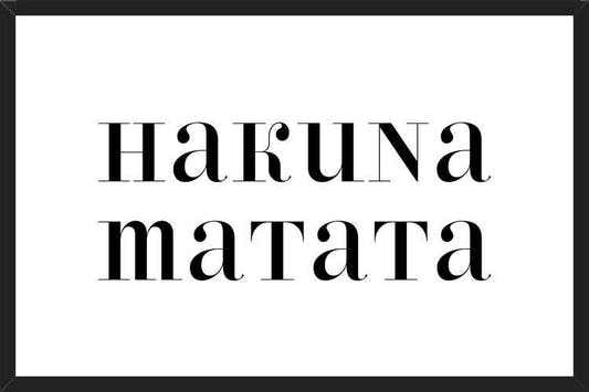 Cuadro Hakuna Matata