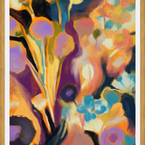 Cuadro Arte floral abstracto oleo digital