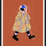 Cuadro Mujer de Invierno