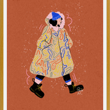 Cuadro Mujer de Invierno