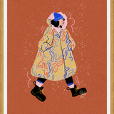 Cuadro Mujer de Invierno