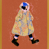 Cuadro Mujer de Invierno