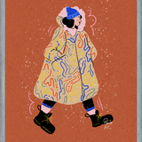 Cuadro Mujer de Invierno