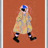 Cuadro Mujer de Invierno