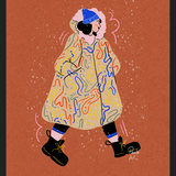 Cuadro Mujer de Invierno