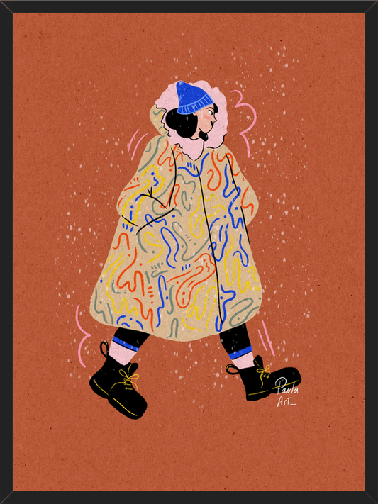 Cuadro Mujer de Invierno