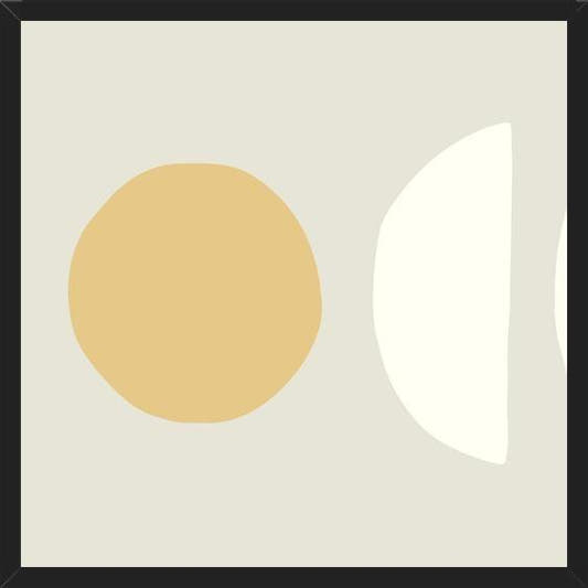 Cuadro Simple shapes in soft tones 2