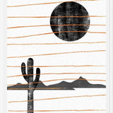 Cuadro Cacto Gold Line