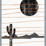 Cuadro Cacto Gold Line