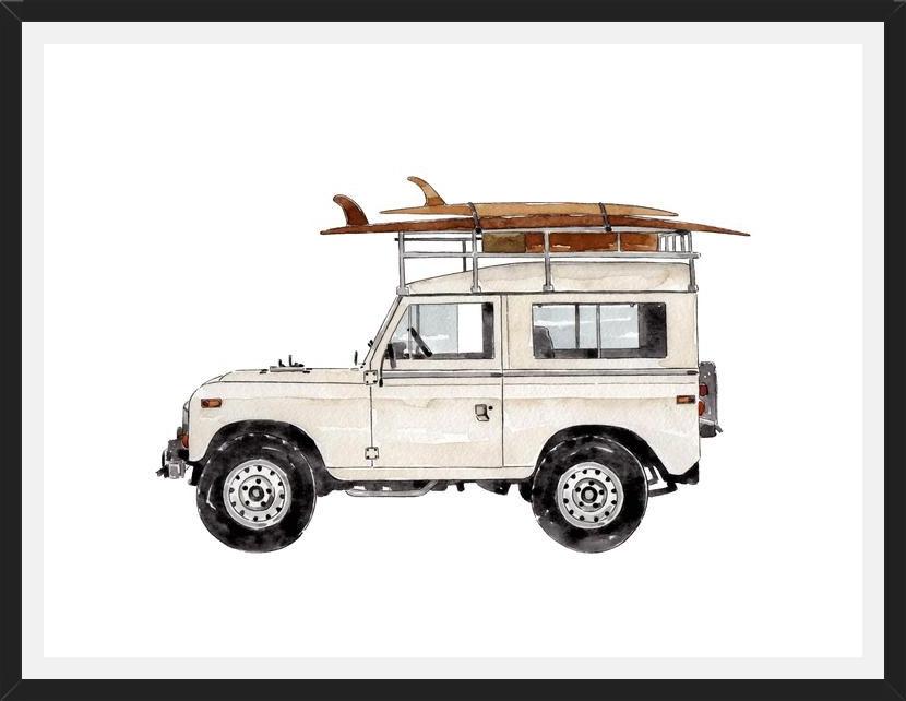 Cuadro Surf Vintage Truck