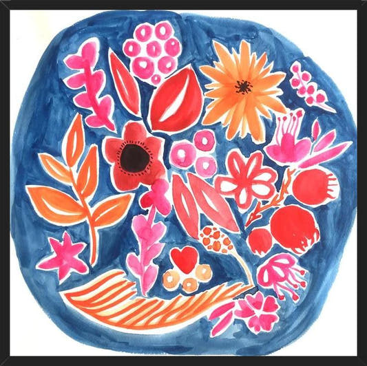 Cuadro Circulo Azul
