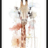 Cuadro Retrato de una Jirafa