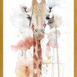 Cuadro Retrato de una Jirafa