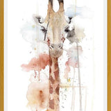 Cuadro Retrato de una Jirafa