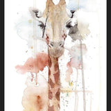 Cuadro Retrato de una Jirafa