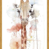 Cuadro Retrato de una Jirafa