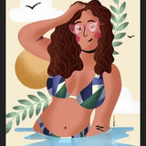 Cuadro Mujer en la Playa 3