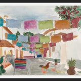 Cuadro Mural Pueblo Mexicano