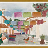 Cuadro Mural Pueblo Mexicano