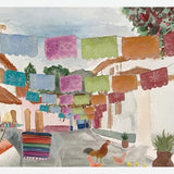 Cuadro Mural Pueblo Mexicano