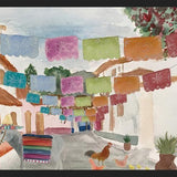 Cuadro Mural Pueblo Mexicano