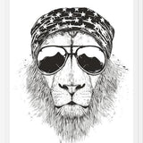 Cuadro Wild lion (bw)