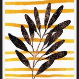 Cuadro Folha seca black gold