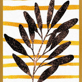 Cuadro Folha seca black gold