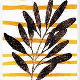 Cuadro Folha seca black gold