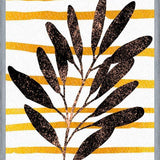 Cuadro Folha seca black gold