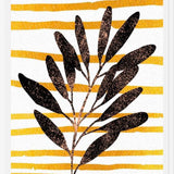 Cuadro Folha seca black gold