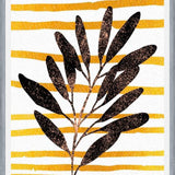 Cuadro Folha seca black gold