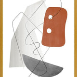 Cuadro Abstraction with gray lines 15