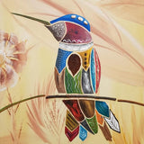 Canvas Colibrí descansando en una rama