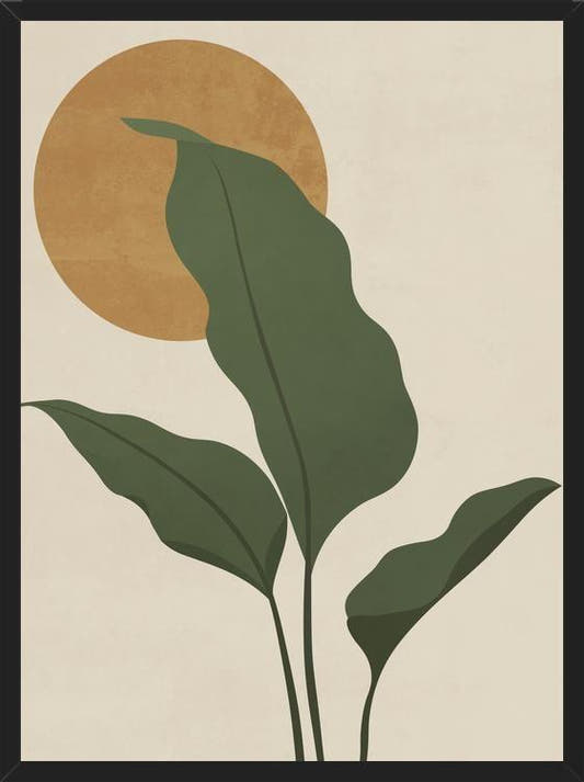 Cuadro LEAVES AND SUN - 01B